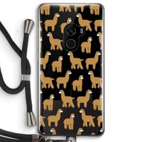 Alpacas: Xiaomi Mi Mix 2 Transparant Hoesje met koord