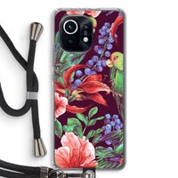 Papegaaien: Xiaomi Mi 11 Transparant Hoesje met koord