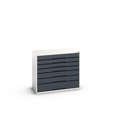 Bott Verso Schuifladenkast | 1050x550x900mm | 7 Laden | RAL 7016 - 16925229.19
