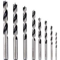 FRITZFURT 2801-3008 Hout-spiraalboorset 8-delig 3 mm, 4 mm, 5 mm, 6 mm, 7 mm, 8 mm, 9 mm, 10 mm Gezamenlijke lengte 175 mm Cilinderschacht 1 set(s)