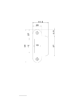 Nemef P 635/12/U Sluitplaat - 9063590090