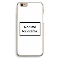 No drama: iPhone 6 / 6S Transparant Hoesje