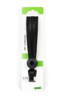Qibbel Widek triobinder eye met haak 3x12mm zwart/zwart