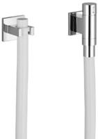 Dornbracht WATER TUBE Kneipp-wandaansluitbocht met wandhouder, met rozet Chroom