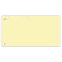 OFFICE products verdeelstroken, 240 x 105 mm, pak van 100 stuks, geel