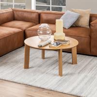 Bendt Salontafel Hawthorn Eiken, 90cm - Naturel - Rond - thumbnail