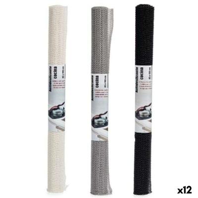 Antislipmat Kinvara SJ-A101-3 SJ-A101-3 Wit Zwart Grijs Rubber 45 x 0,1 x 100 cm 4,5 x 45 x 4,5 cm (12 Stuks)