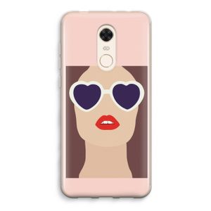 Red lips: Xiaomi Redmi 5 Transparant Hoesje