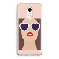 Red lips: Xiaomi Redmi 5 Transparant Hoesje