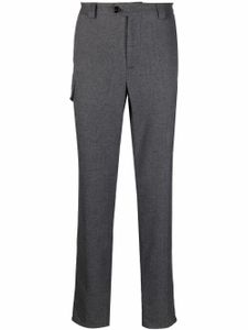 Brunello Cucinelli pantalon slim à poches cargo - Gris