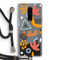 Abstract: OnePlus 8 Transparant Hoesje met koord