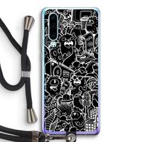 Vexx Black City : Huawei P30 Transparant Hoesje met koord