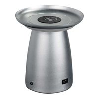 Tafellamp Soof zilver led+usb