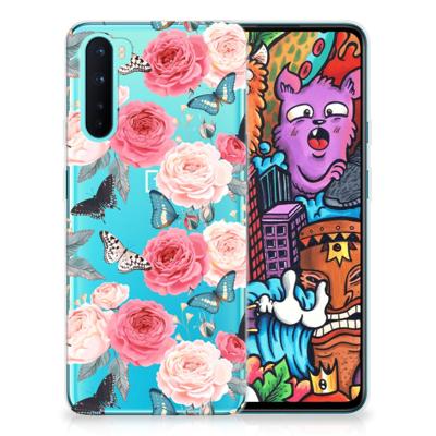 OnePlus Nord | TPU Case | Butterfly Roses