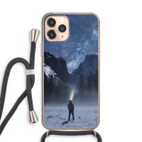 Wanderlust: iPhone 11 Pro Transparant Hoesje met koord