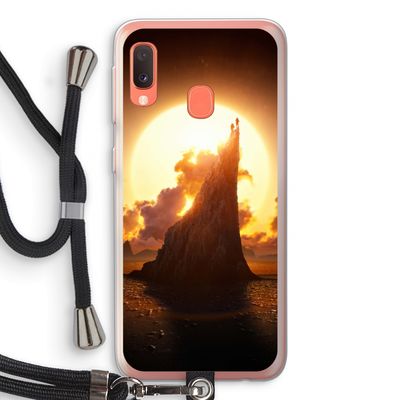 Children of the Sun: Samsung Galaxy A20e Transparant Hoesje met koord