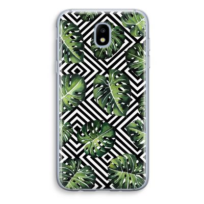 Geometrische jungle: Samsung Galaxy J5 (2017) Transparant Hoesje