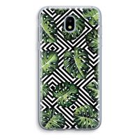 Geometrische jungle: Samsung Galaxy J5 (2017) Transparant Hoesje