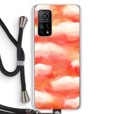 Lichte Wolken: Xiaomi Mi 10T 5G Transparant Hoesje met koord