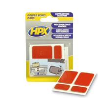 HPX Dubbelzijdig acryl tape hsa powerbond pads antraciet 4 st