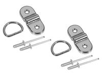 Hiscox HISC-RING2 set van 2 D-ringen met bevestigingsmateriaal