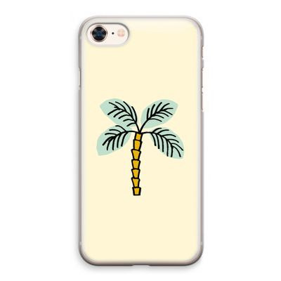 Palmboom: iPhone 8 Transparant Hoesje