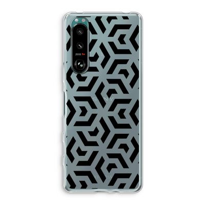 Crazy pattern: Sony Xperia 5 III Transparant Hoesje