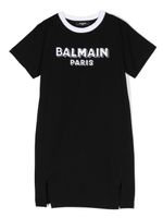 Balmain Kids robe à logo imprimé - Noir - thumbnail