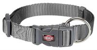 TRIXIE HALSBAND HOND PREMIUM GRAFIET GRIJS 25-40X1,5 CM - thumbnail