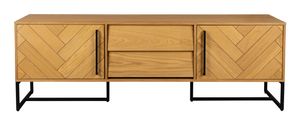 Dutchbone TV-meubel 'Class' Eikenhout, 180cm, kleur Naturel