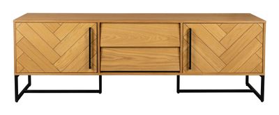 Dutchbone TV-meubel 'Class' Eikenhout, 180cm, kleur Naturel