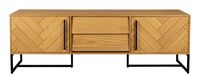 Dutchbone TV-meubel 'Class' Eikenhout, 180cm, kleur Naturel