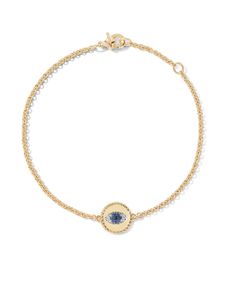 David Yurman bracelet Cable Collectibles Evil Eye en or 18ct serti de saphirs et de diamants