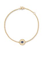 David Yurman bracelet Cable Collectibles Evil Eye en or 18ct serti de saphirs et de diamants - thumbnail