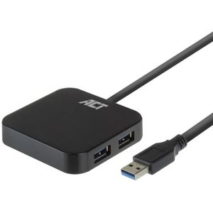 USB Hub 4 Port met stroomadapter USB-hub
