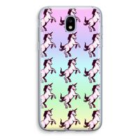 Musketon Unicorn: Samsung Galaxy J5 (2017) Transparant Hoesje