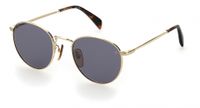 David Beckham zonnebril 1005/S heren cat.3 rond RVS goud/grijs - thumbnail