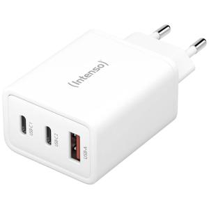 Intenso W65ACC GaN USB-oplader 65 W Binnen Uitgangsstroom (max.) 3.25 A Aantal uitgangen: 3 x USB-A, USB-C GaN, USB Power Delivery (USB-PD)