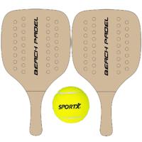 Summertime houten beach padel set