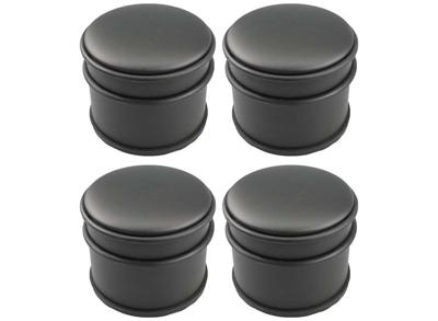 4x GS Deurstopper Zwart - Voor Binnen en Buiten