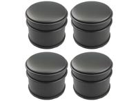 4x GS Deurstopper Zwart - Voor Binnen en Buiten