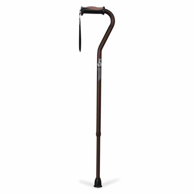 Wandelstok met Offset handvat | Kies uw kleur : Bruin | Hugo