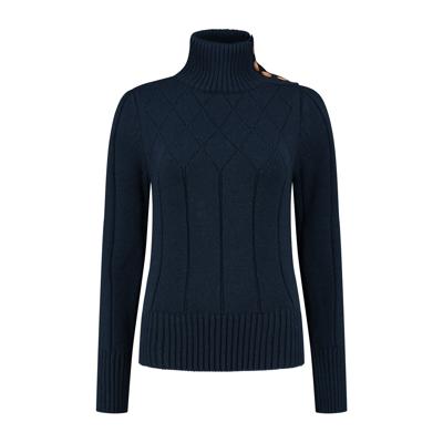 Travelin&apos; Women - mock neck - Marine - Maat XL