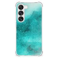 Back Cover Samsung Galaxy S23 Painting Blue Back Cover Samsung Galaxy S23 Painting Blue