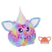 Furby Tie Dye, 15 accessoires, interactief knuffeldier voor meisjes en jongens, stemgestuurde animatronic, vanaf 6 jaar