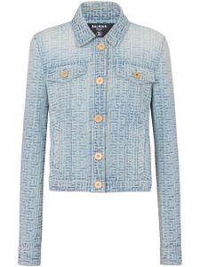 Balmain veste en jean - Bleu