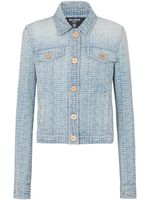 Balmain veste en jean - Bleu