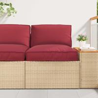 Pallet Kussen Set 2 pcs Zwart Oxford stof