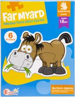 LG-Imports puzzel paard 18 x 13 cm karton - thumbnail