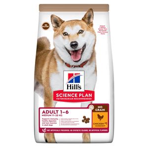 Hill's Science Plan No Grain Hondenvoer Kip - Adult Medium - 14 kg
